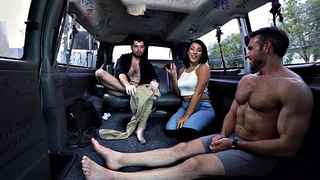 Fooled bearded straight gets assfingered on gay debut