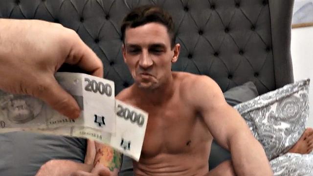 Real straight pulled and anally tricked for money