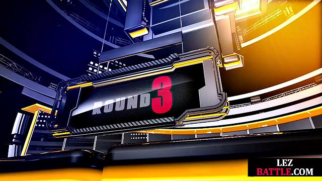 Small-titted ebony wrestler fingering