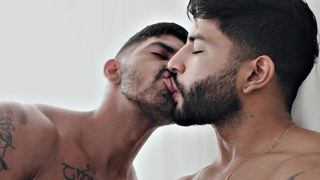 Real Latino stud deepthroats and gets anal pounded by BBC