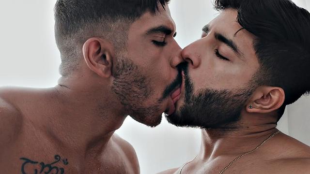 Real Latino stud deepthroats and gets anal pounded by BBC