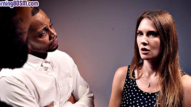 BDSM drilled by huge black dicks in anal hole