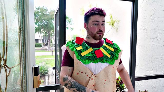 Curvy Latina rides and sucks cock in kinky couple with lingerie on and kissing