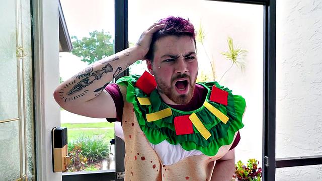 Curvy Latina rides and sucks cock in kinky couple with lingerie on and kissing