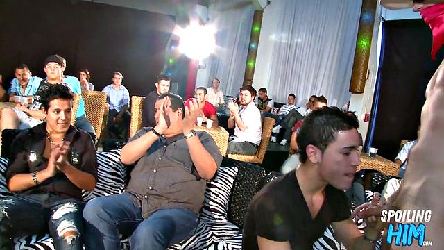 Real nasty stripper gets blowjob at party