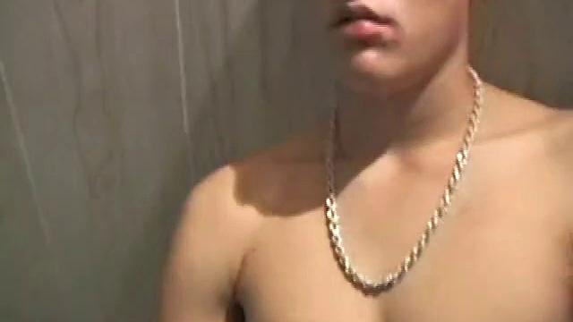 Lance is hot when he looks into the camera and plays with his cock. He asks if we want to suck his dick, before blowing a warm cum load all over his chair and having a taste for the very first time.