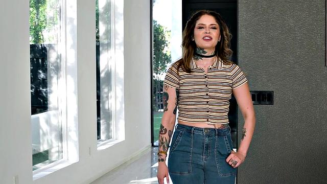 IR petite tattooed babe with small boobs nailed by BBC partner