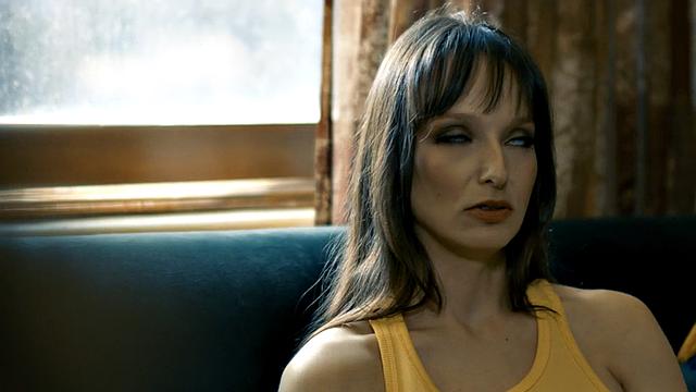 Cocksucking babe in stockings bounces on hard cock