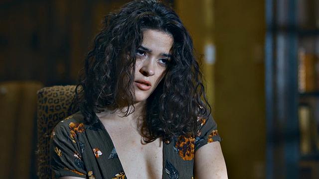 Cocksucking babe in stockings bounces on hard cock