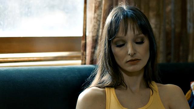 Cocksucking babe in stockings bounces on hard cock