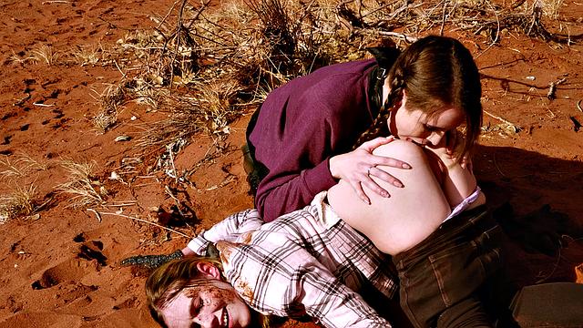 Filth rimjob and spit for bondage sluts