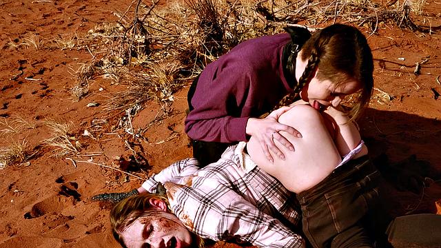 Filth rimjob and spit for bondage sluts