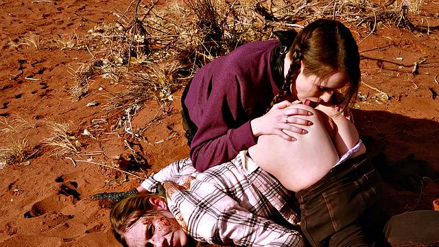 Filth rimjob and spit for bondage sluts