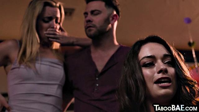 Cockhungry babes get pussyfucked in 3some