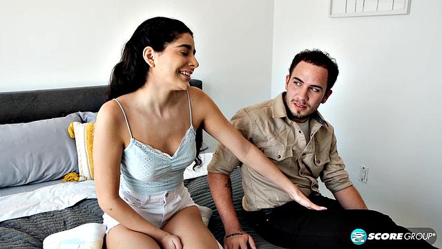 Angel deep-throats her brother's friend