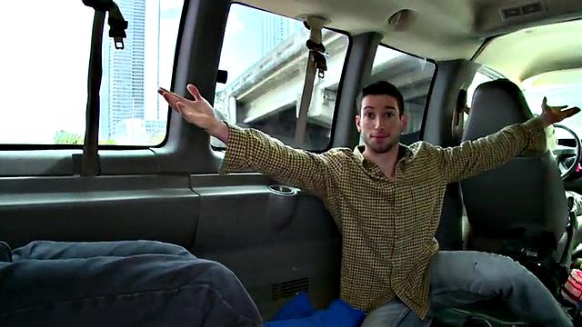 Straight amateur sucked by dude in public van outdoor