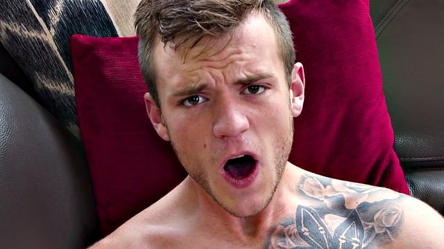 Cute athletic stepbro bred by bearded stud for cumshot