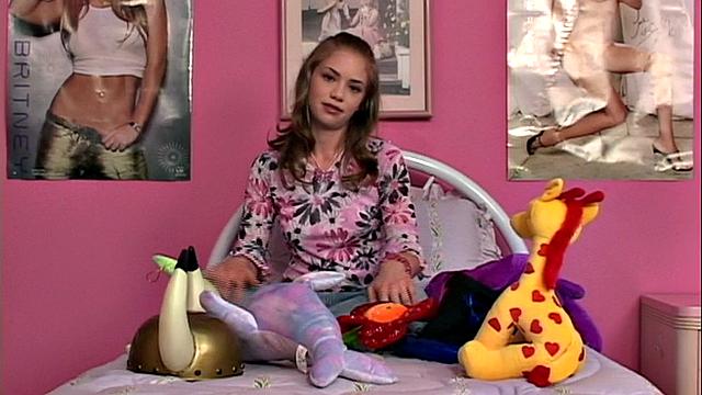 Little April solo fingering her pussy