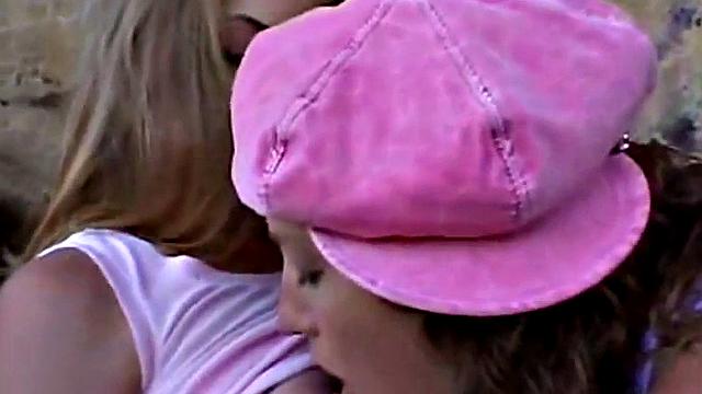 Petite lesbian fingering and licking