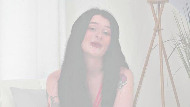 Inked babe sucking her BF