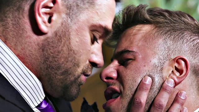 Bearded Hunk Drills Hot Jock - RagingStallion