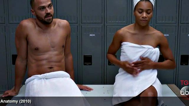 Jesse Williams Nude in a Towel