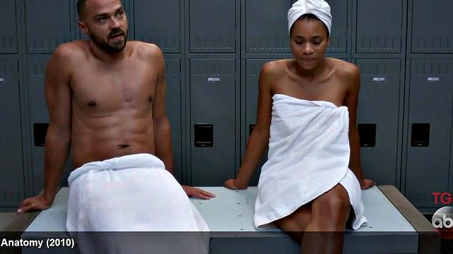 Jesse Williams Nude in a Towel