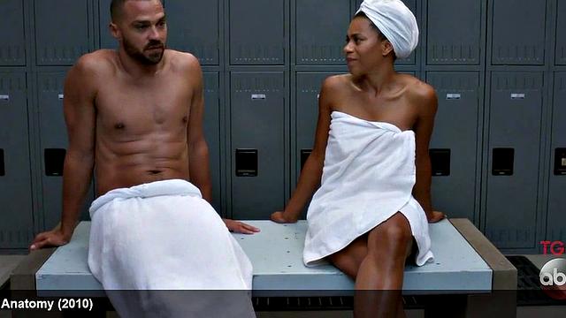 Jesse Williams Nude in a Towel