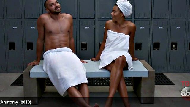 Jesse Williams Nude in a Towel