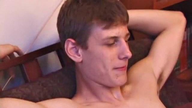 As they watch some porn, Roar and Skylerr strip naked and pull out their dicks. After they get some hard-ons, Roar dives deep onto Skylerr's cock. Skylerr gives Roar some head and they switch on each other until Roar blows his wad.