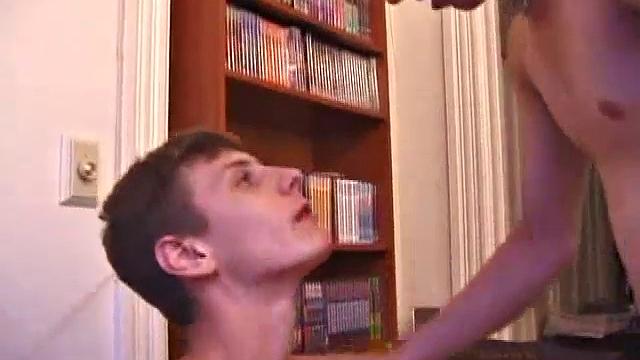 As they watch some porn, Roar and Skylerr strip naked and pull out their dicks. After they get some hard-ons, Roar dives deep onto Skylerr's cock. Skylerr gives Roar some head and they switch on each other until Roar blows his wad.