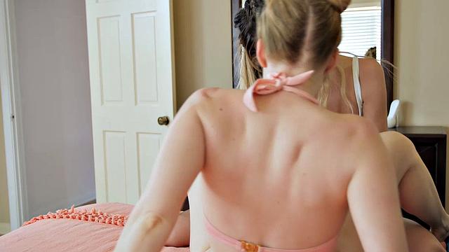 Charlotte Stokely and Aiden Ashley Get Wet