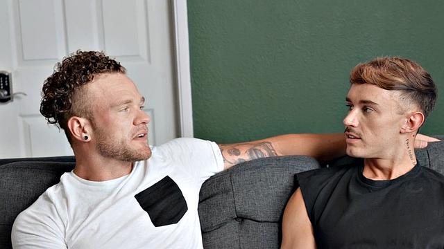 Muscular bottom jock barebak his bf's gaping asshole