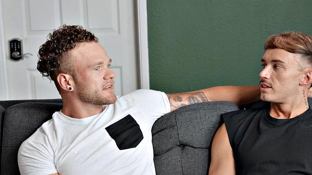 Muscular bottom jock barebak his bf's gaping asshole