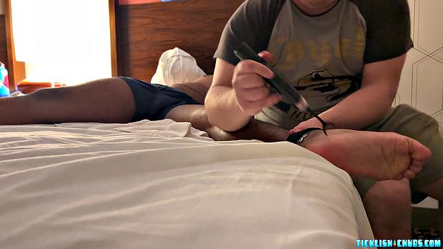 Hot J Takes A Hard Tickle - J &amp;amp; matt