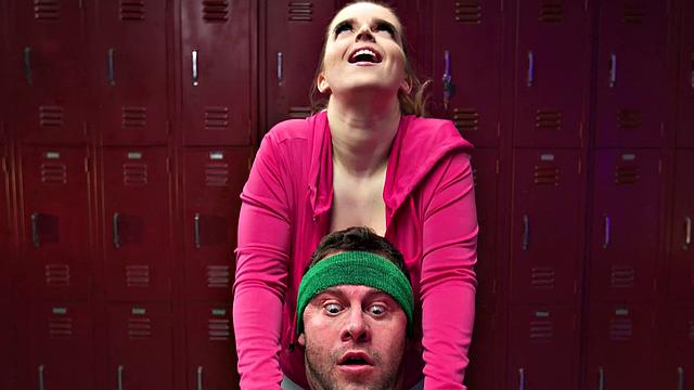 OOPSIE - Stacked Amber Alena Gets Horny Catching Codi Vore Being Dirty With Sportsman