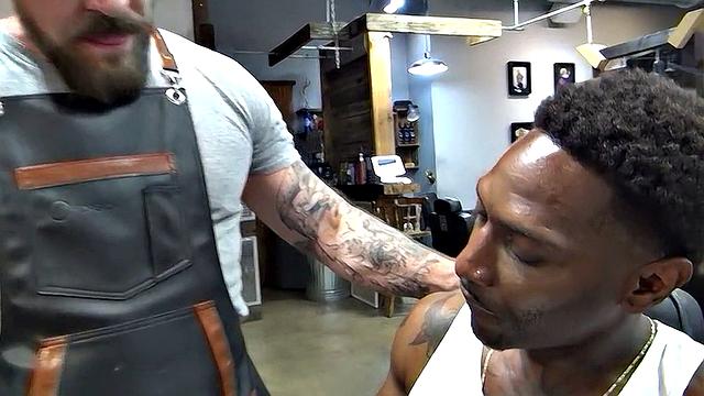 Bareback At The Barbershop - Rocco Steele &amp;amp; Romance Gets Dirty