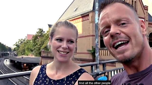 немецкая аматорша дает на улице, pov и реальный секс