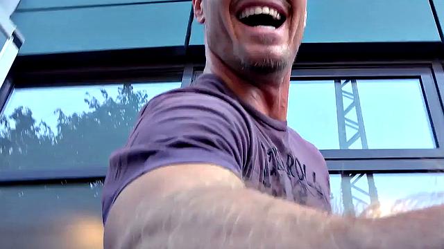 Public amateur POV fucked outdoors in Germany on sex date