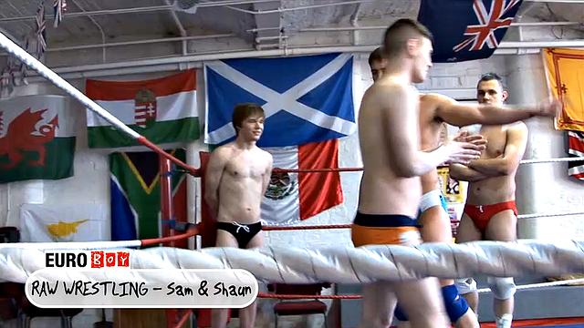 Intense Wrestling Match: Sam & Shaun