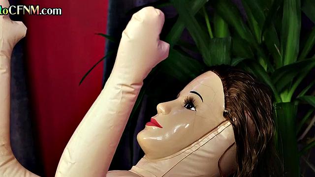 CFNM classy ladies jerk dick of sex addict in FFM 3some