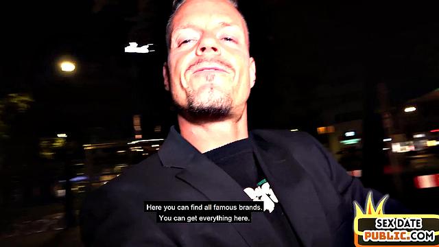 Adorable babe in glasses gets hard doggystyled