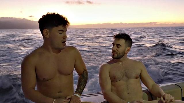 Cumswapping jocks fuck each other in anal orgy