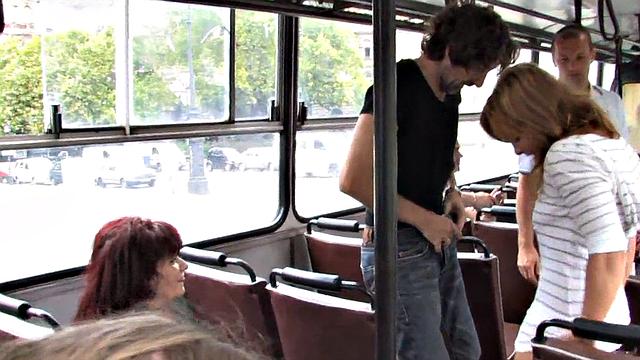 IR public slut 3some outdoor mouth and pussy