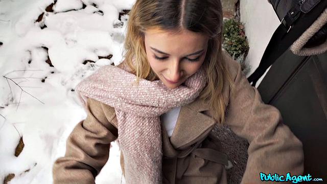 Spanish blonde is really shy