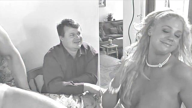 Blonde wife loves fucking porn stud