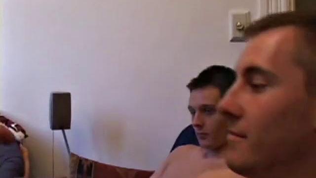 When two boys hook up with a hot gay boy, you know it's going to be fun to watch. Casey Morgan talks Kiefer Foxx into exchanging hand jobs and even a kiss or two.