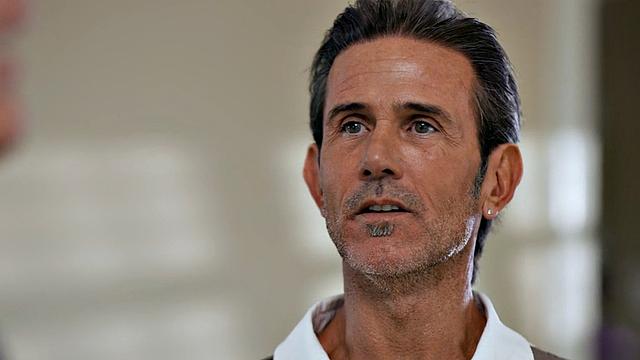 Cheating inked babe riding and gagging on lover's cock