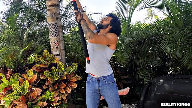 Caressing Coconuts