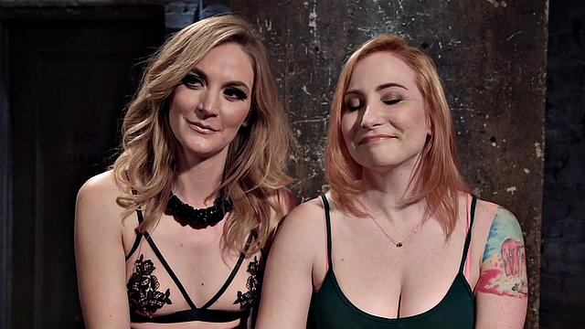 Hardtied lez sub into impact play